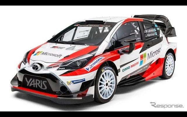 【トヨタWRC】ヤリス WRC、2017年シーズン用マシンを初公開