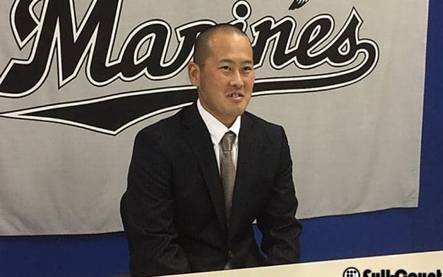 ロッテ大谷が300万減の7700万円で更改、「打倒・大谷」意欲「倒していかないと」