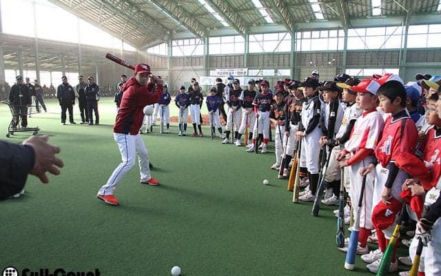 震災復興の願いも込め…今年で16度目、宮城出身プロ野球選手が野球教室開催