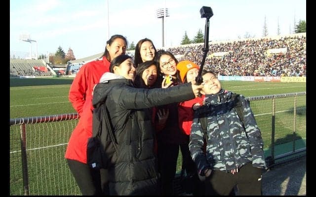  トップリーグはエキサイティング！　香港スポーツ代表選手が観戦 