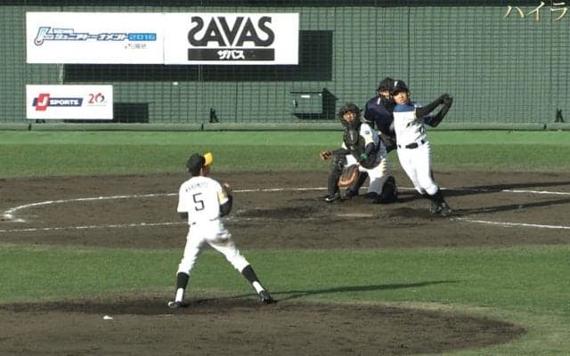 3本のホームランが飛び出した試合をファイターズジュニアが制し準決勝へ(「NPB12球団ジュニアトーナメント2016 supported by日能研」第2日)