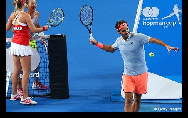  ケガから復帰のフェデラーが勝利「感動した」 [ホップマン・カップ] 