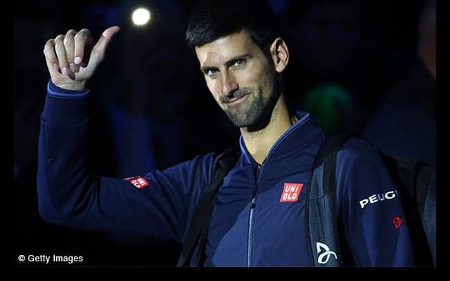  ジョコビッチが試合後、相手ゼバロスの希望で記念撮影に応じる [カタール・エクソンモービル・オープン] 