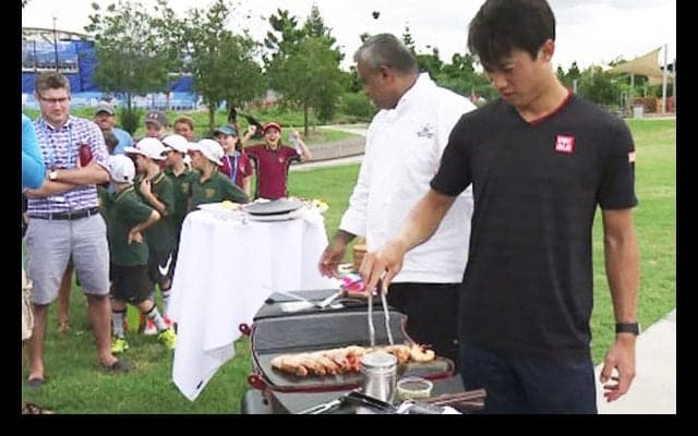  【WOWOW動画】準々決勝の対トンプソン戦を前にした錦織の様子とインタビュー 