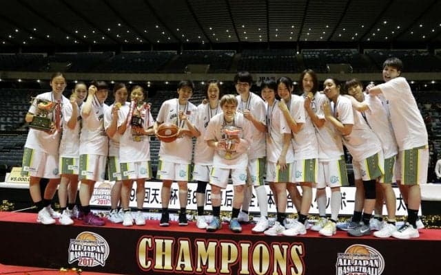 『オールジャパン2017』女子決勝はJX-ENEOSがインサイドの強みを生かし富士通を圧倒、21回目の優勝を飾る