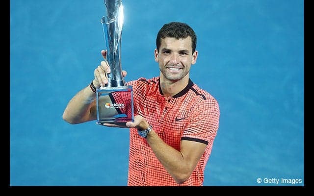  取り組み方を変えたディミトロフが2年半ぶりのタイトル、錦織は左臀部のケガ [ブリスベン国際] 