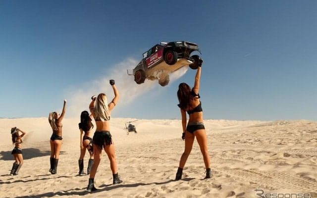 1500馬力のモンスタートラック、全長72kmの砂漠を爆走