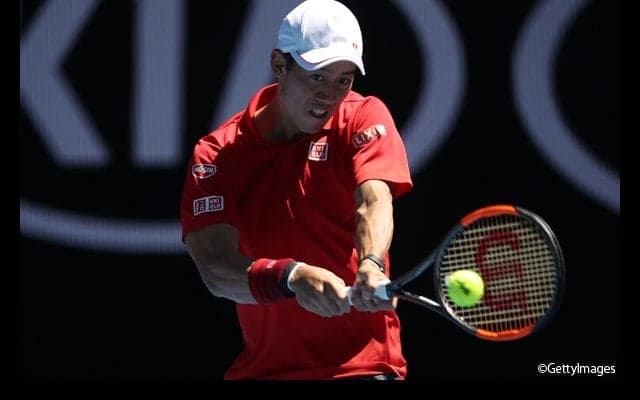  錦織がクズネツォフから第2セットを奪い、セットカウント1-1 [全豪オープン] 