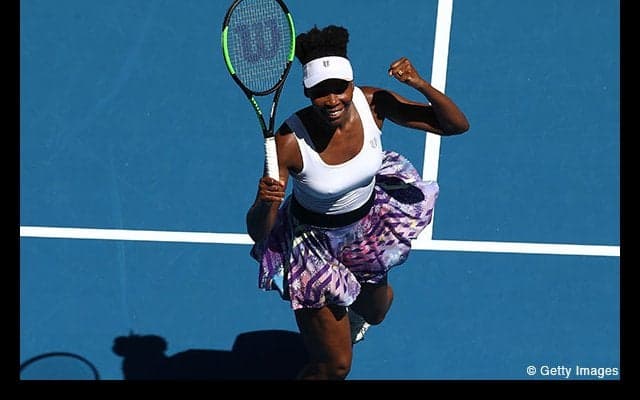  ビーナスがグランドスラム73大会目、初戦を勝利で飾る [全豪オープン] 
