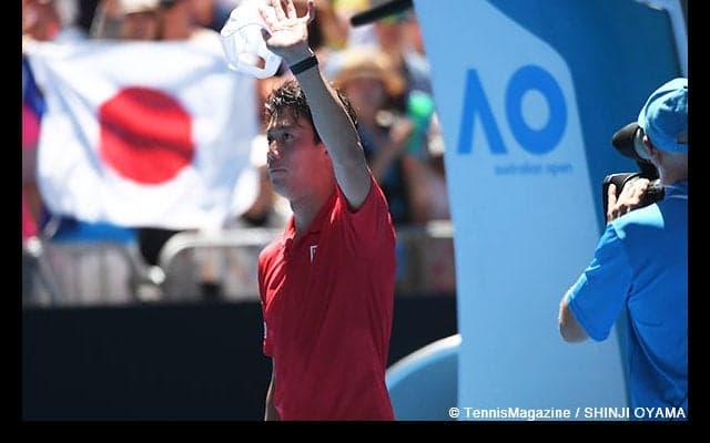  錦織は3時間34分のタフマッチにも疲れなし、終盤の集中力に満足感 [全豪オープン] 