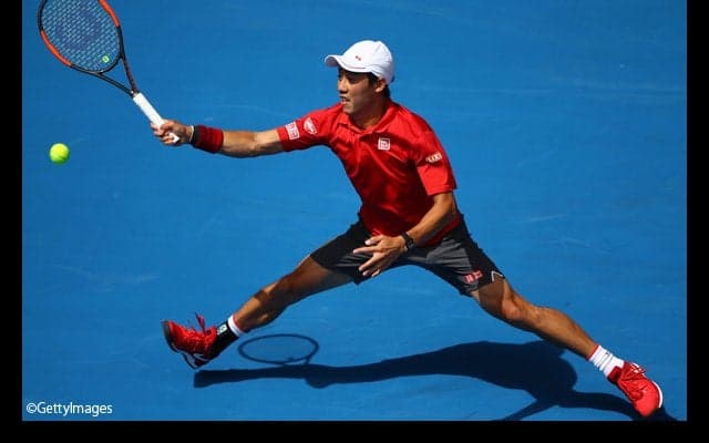  錦織がシャルディから2セット連取で3回戦進出に王手 [全豪オープン] 