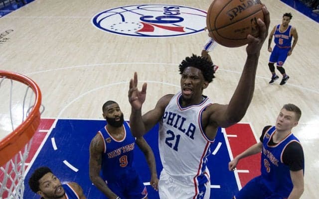 ジョエル・エンビード、デビューシーズンの選手としてはティム・ダンカン以来となる9試合連続20得点1ブロック以上をマーク