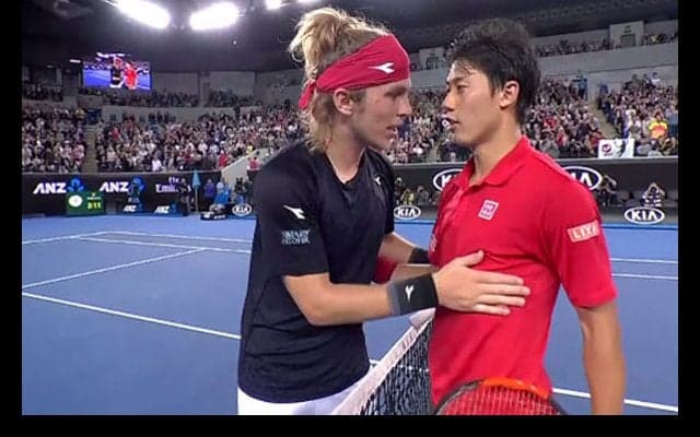  【全豪オープン_WOWOW動画】錦織対ラッコ ハイライト、インタビューほか 