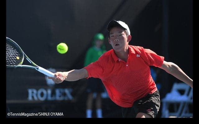  羽澤慎治が単複で初戦突破、堀江亨はシードダウン [全豪オープン・ジュニア] 
