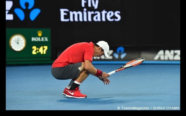  錦織が第3セットを奪われ、フェデラーが8強に王手 [全豪オープン] 