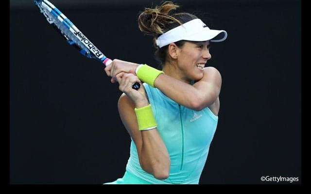  ムグルッサが4試合連続ストレート勝利で初の準々決勝進出 [全豪オープン] 