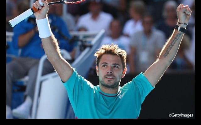  2014年覇者のワウリンカがツォンガを下して2年ぶりの準決勝進出 [全豪オープン] 