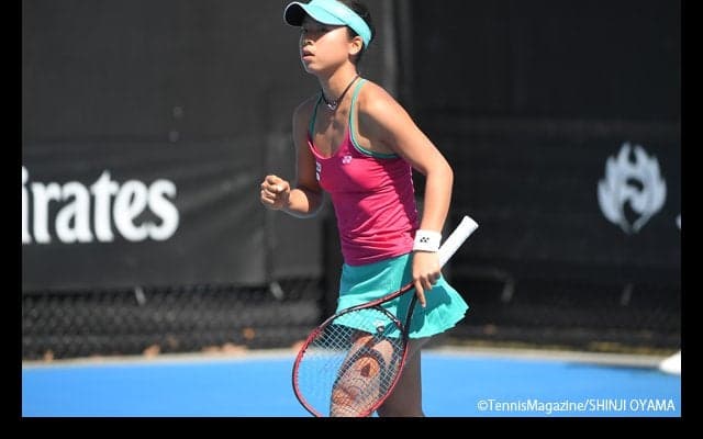  本玉真唯が3回戦へ、永田杏里は第2シードを倒してダブルス8強 [全豪オープン・ジュニア] 