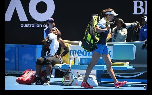  セレナが昨年4強のコンタをストレートで退け準決勝へ [全豪オープン] 