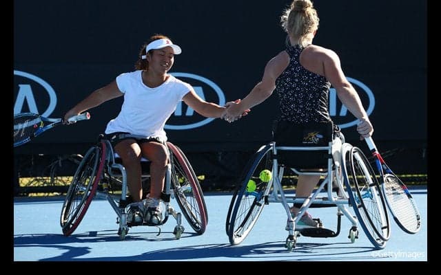  上地結衣がダブルスで4年連続決勝進出 [全豪オープン・車いすの部] 