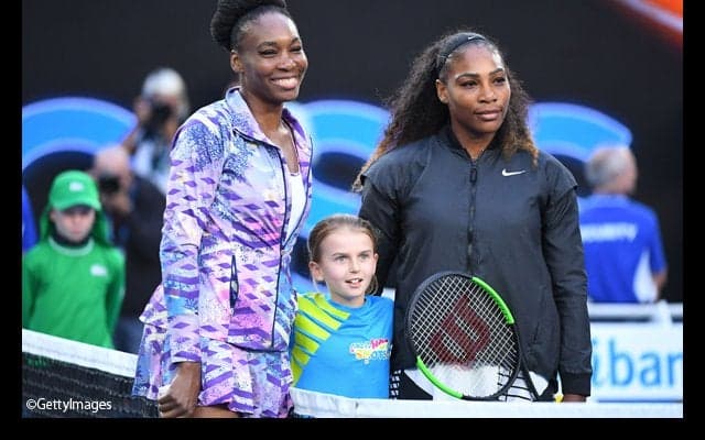  女子決勝の姉妹対決、セレナがビーナスから第1セットを先取 [全豪オープン] 