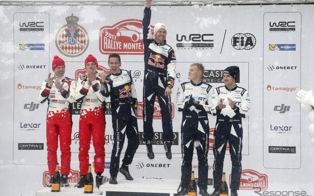 【トヨタWRC】モンテカルロ最終日：ラトバラが総合2位でフィニッシュ---復帰初戦で表彰台