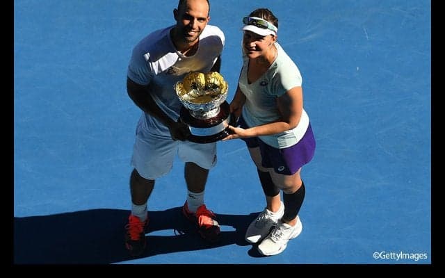  スピアーズとカバルがミックスダブルスでグランドスラム初優勝 [全豪オープン] 