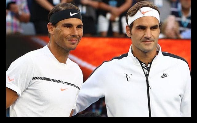  男子決勝はフェデラーがナダルから第1セットを先取 [全豪オープン] 