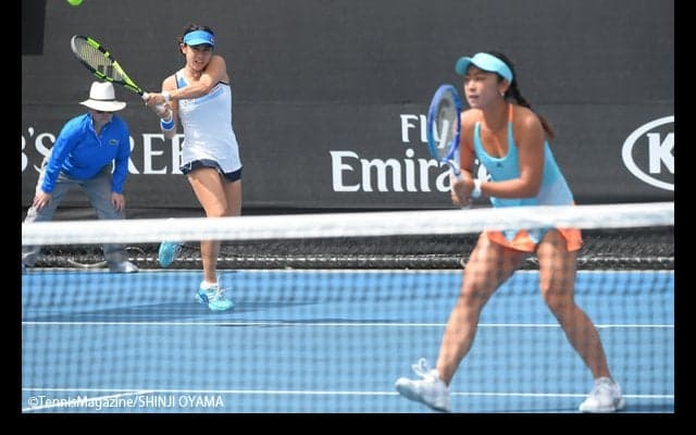  全豪4強の穂積絵莉／加藤未唯が初戦を突破 [台湾オープン] 