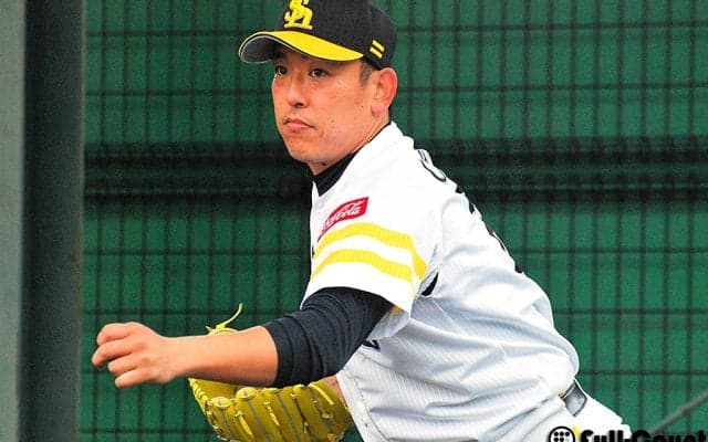 復活を狙うSB大隣、初日から63球「フォームとボールのかかりを意識」