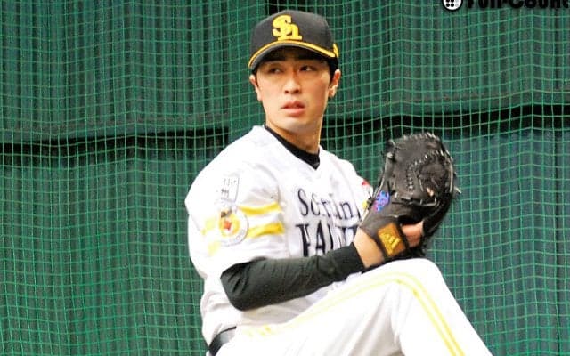 ソフトバンク和田、初日からブルペンで50球　「これから上げていければ」