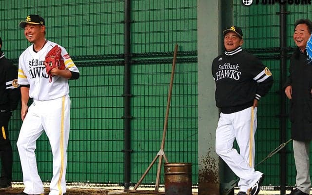 ソフトB工藤監督あわや返球直撃　「恨みだな」の一言に松坂ら爆笑