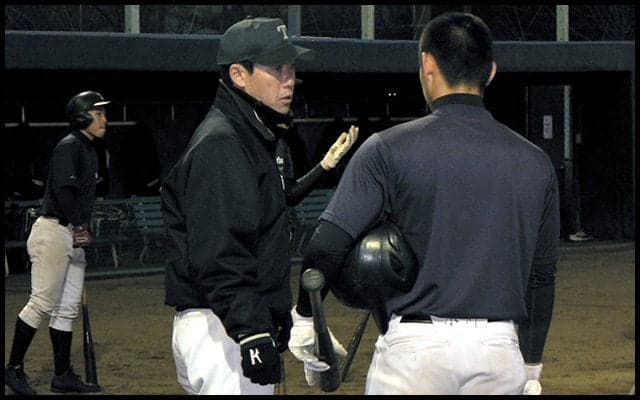 【桐蔭学園】多彩な引き出しを持つ大川監督ならではのバッティング練習