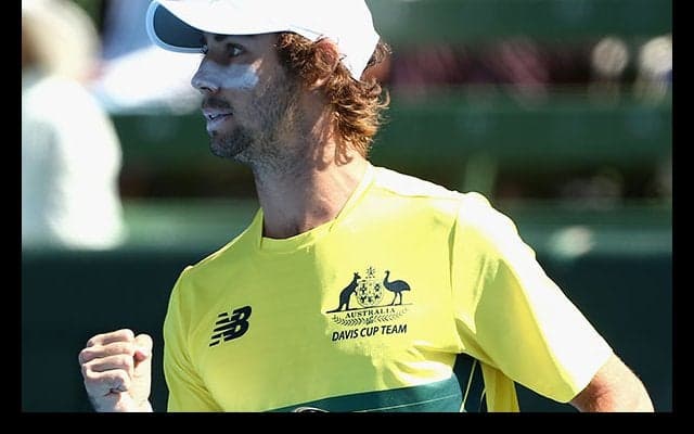  トンプソンがデビスカップ・シングルスでデビュー [デ杯オーストラリア対チェコ] 