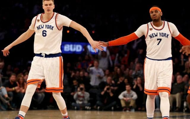 カーメロ・アンソニーの残留を望むポルジンギス「メロのおかげで楽にやれている」