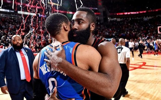 元チームメートのウェストブルックを称賛するハーデン「チームの勝利のためにすべてをこなしている」