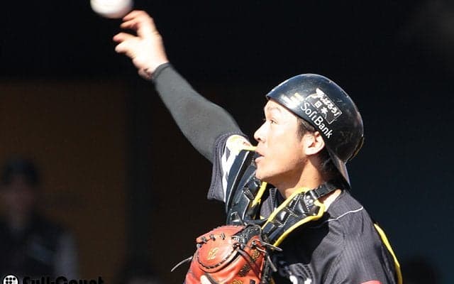 ホークスの若き捕手争い脱出へ最も近い男　元育成6位「夢に野球出てくる」