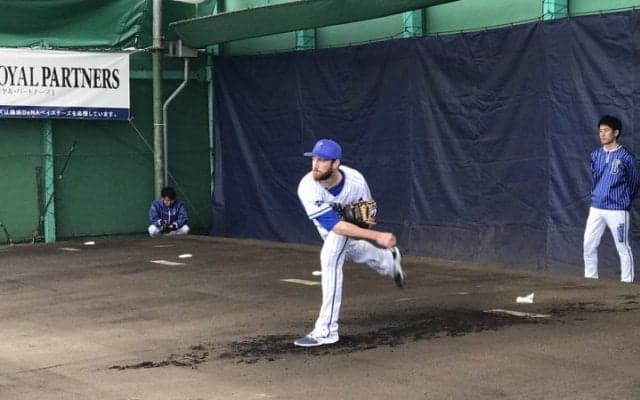 新守護神候補・パットン、二度目ブルペンで37球