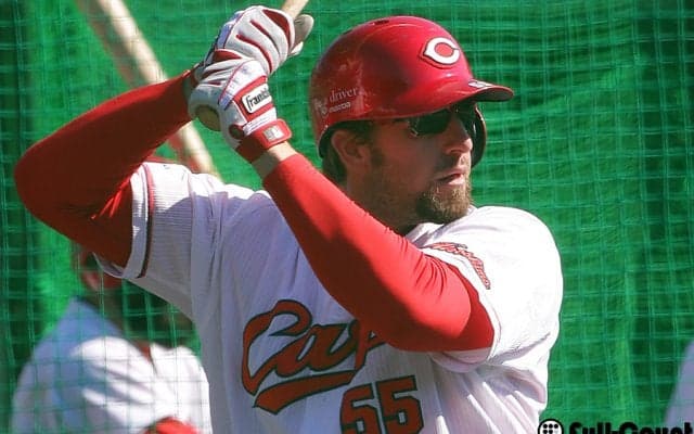 広島エルドレッドは「急性椎間関節症」　腰痛で加療1週間と診断