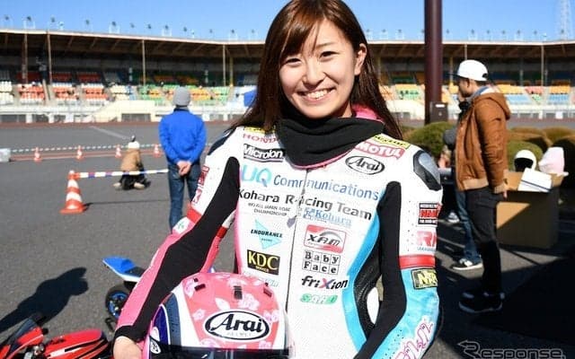ロードレース界のマドンナ、岡崎静夏がポケバイで激走！