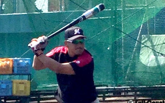 ロッテ井口、年にも負けず、風にも負けず　豪快サク越え「仕上がり早い」