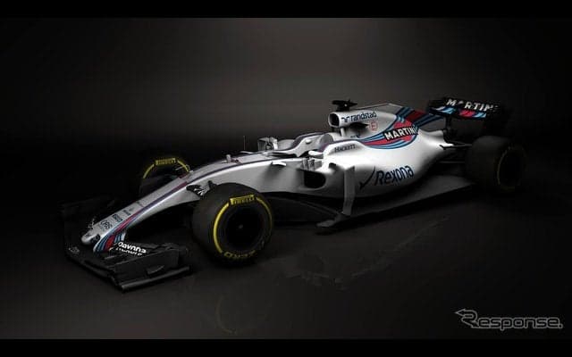 【F1】ウィリアムズが2017年型マシン『FW40』の画像を公開
