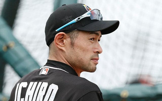 負傷のイチロー、全体練習回避　マーリンズ監督「彼は大丈夫だと思う」