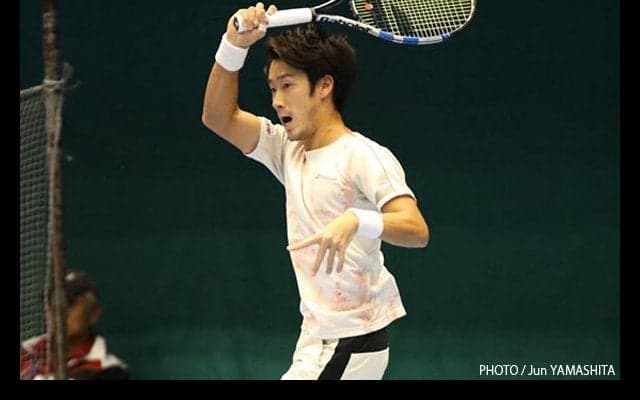  前年覇者の杉田祐一が元世界71位のステッベを下して準々決勝へ [島津京都チャレンジャー] 