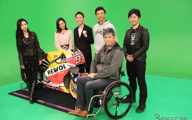 【MotoGP】チュート福田、壇蜜らが魅力を語る特番が3月18日放送！ RC213V を囲んでの番組収録レポ