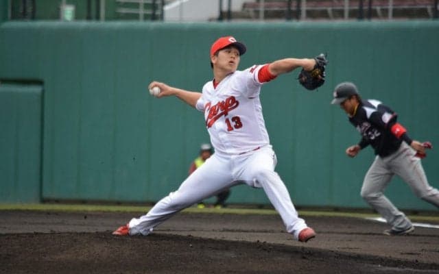 鯉のドラ1加藤が2回5奪三振！緒方監督「ハートの強さを見た」