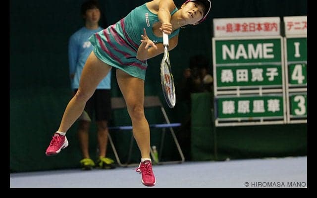  26歳桑田寛子と17歳荒川晴菜が決勝で対決 [第53回島津全日本室内] 