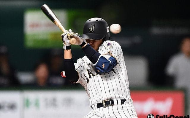 好調の侍ジャパン・菊池がヒヤリ…左手に死球を受けるもプレー続行