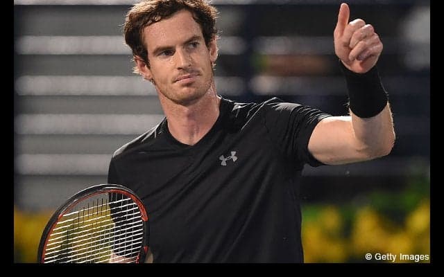  第1シードのマレーが1回戦を突破 [ドバイ・デューティーフリー選手権]
 