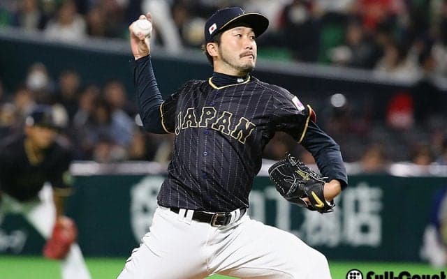 侍の2番手・石川は3回3安打1失点、6三振を奪う好投　淡々と打者を抑え込む